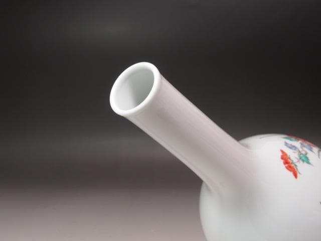 ☆　14代酒井田柿右衛門　錦牡丹鳥一輪生　☆y527