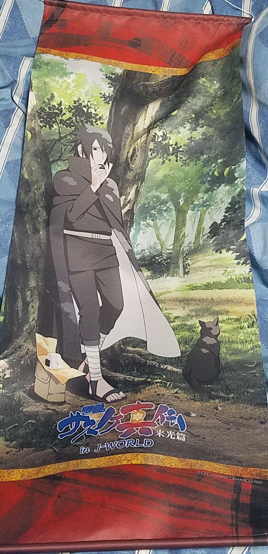 NARUTO サスケ　タペストリー　J-World 限定　ナルト　サスケ真伝