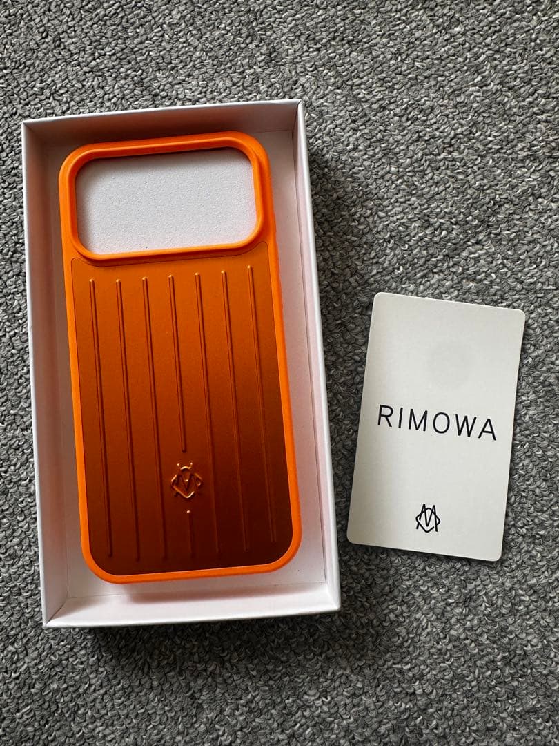 RIMOWA オレンジ iPhoneケース　iPhone 17proMax
