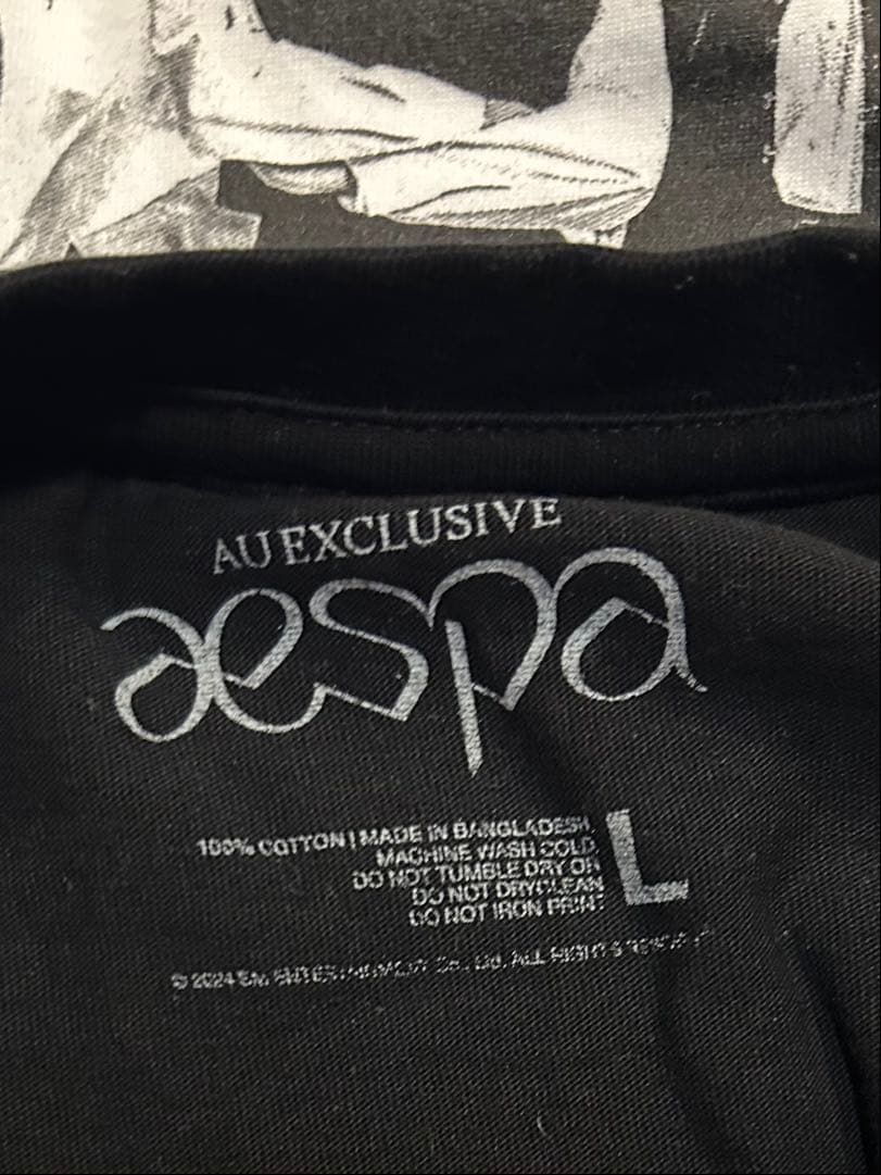 aespa LIVE TOUR-SYNK tシャツ 日本非売品 海外限定 ライブ