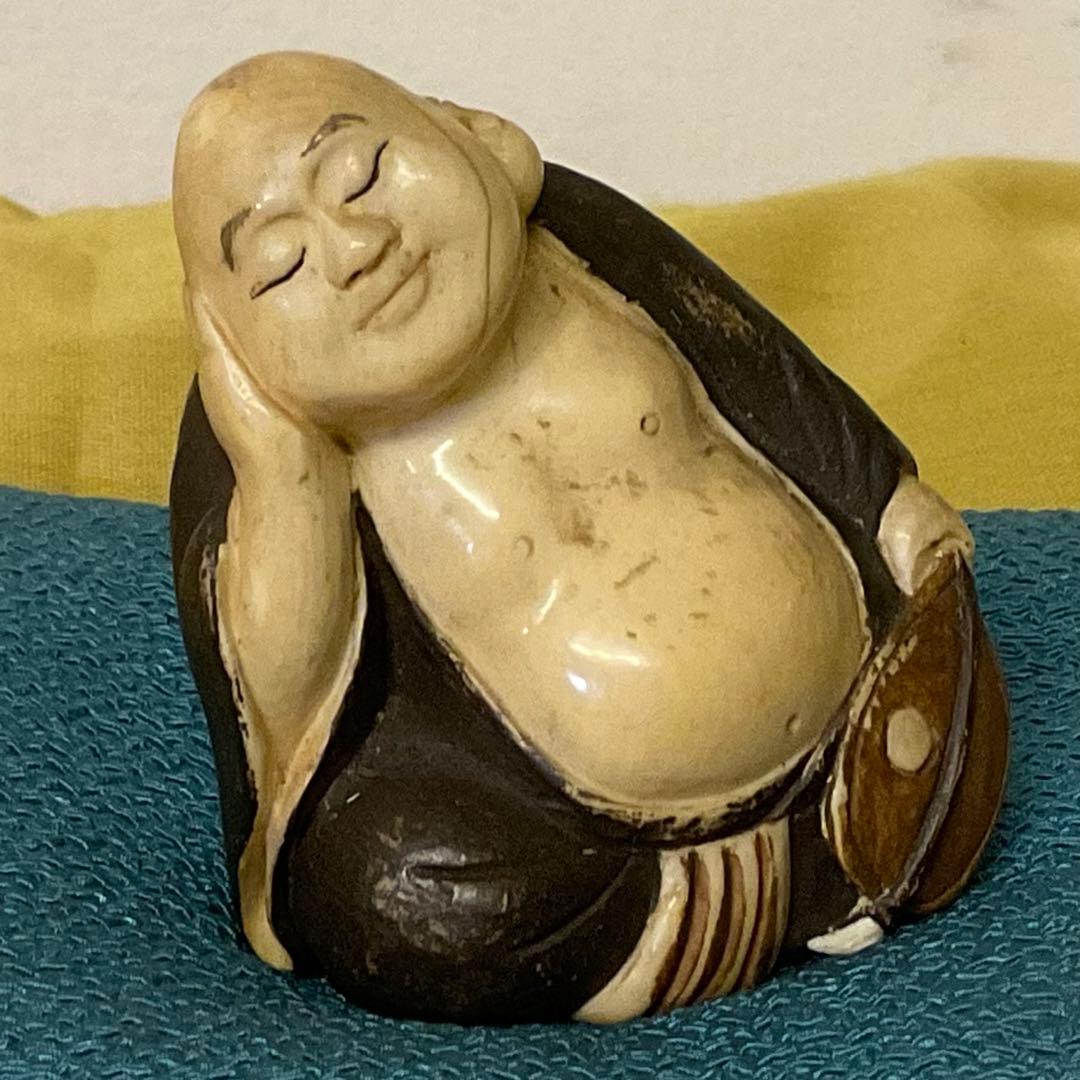 値下げ　骨董　布袋様　置物