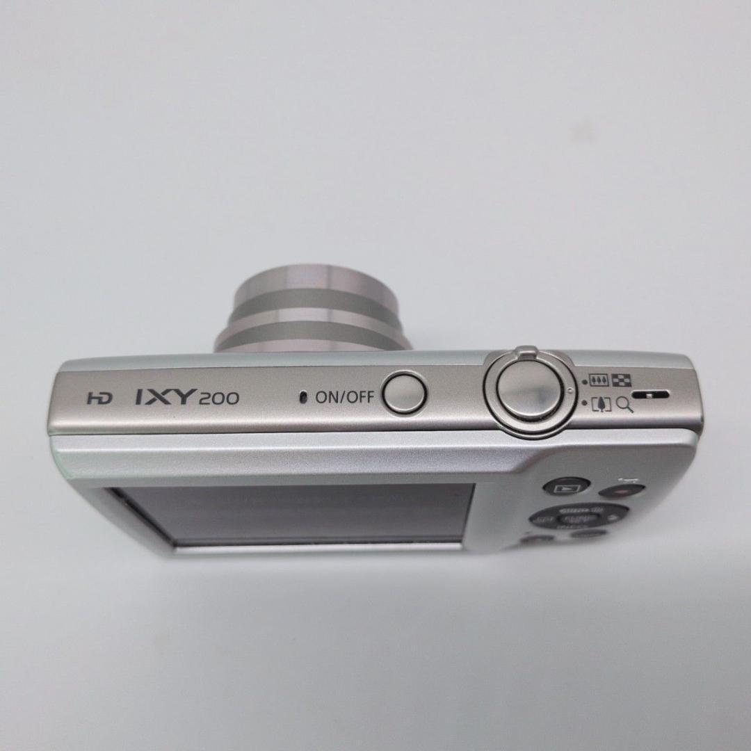 【美品】Canon IXY 200 シルバー コンパクト バッテリー 充電器付き