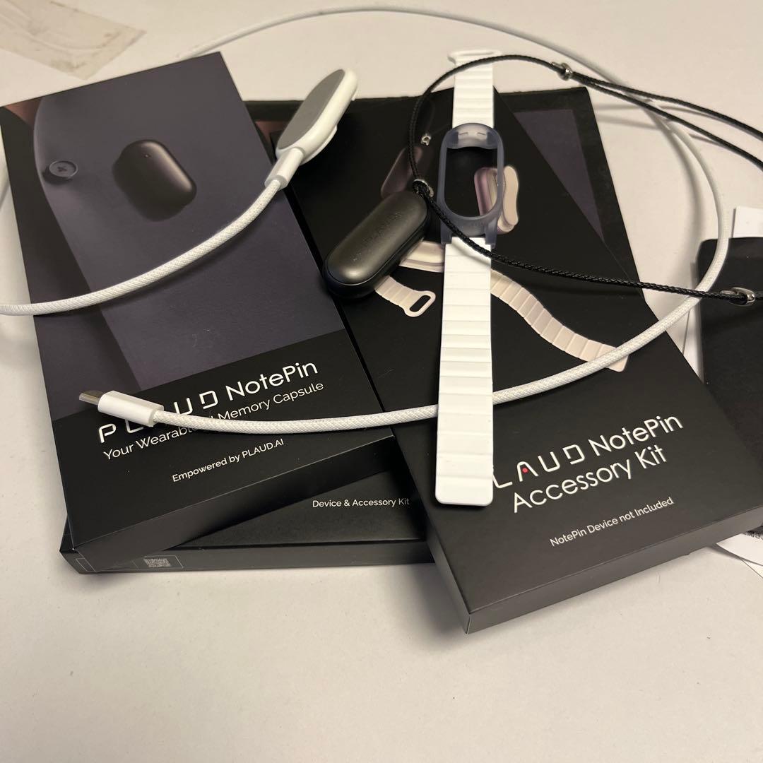 （美品）PLAUD NotePin AI ボイスレコーダーカプセル型