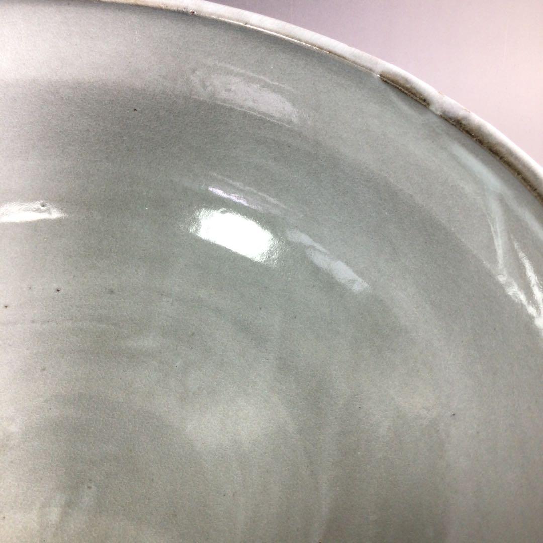 Ｒ２３３　水指　『春永造』『大徳寺　松長剛山　箱書』『彫三島』『平水指』　共箱