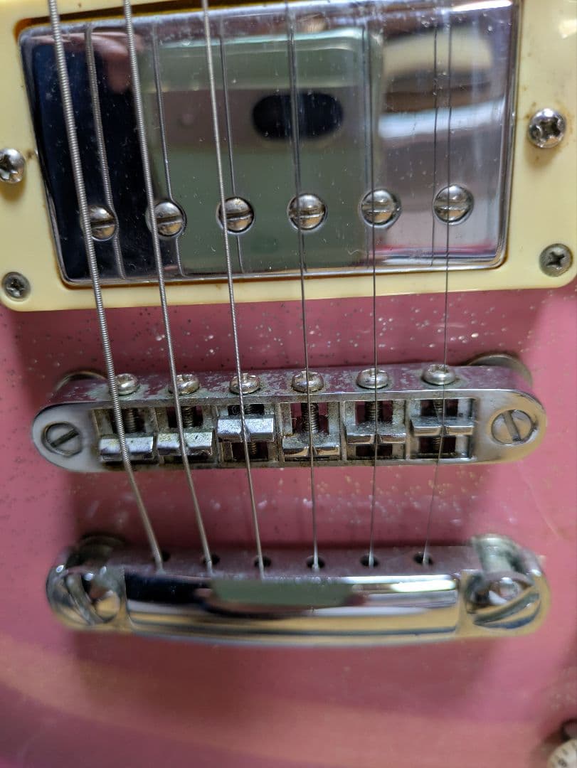 ジプシーローズ　ピンク レスポール　 エレキギター　ラメ入り　激レアギター