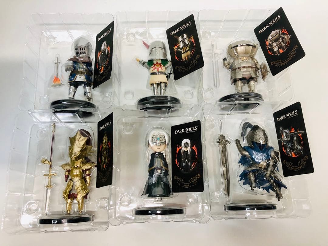 絵梦トイズ DARK SOUL ディフォルメフィギュアVol.1 全6種 セット