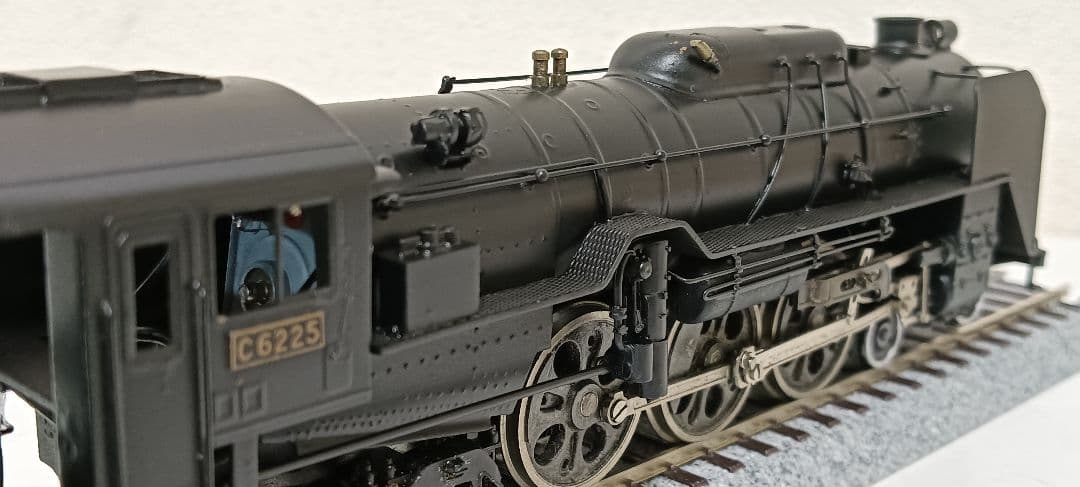 HOゲージ カツミ Ｃ62蒸気機関車、カンモーター、メンテナンス済