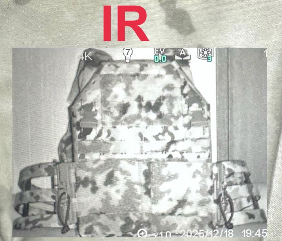 陸自迷彩　プレートキャリア　クイックリリース　バックパネル　サイズM SAPI