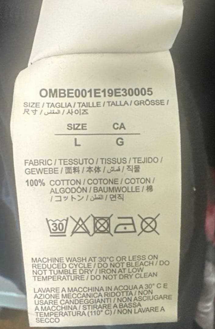 オフホワイト　ブラック パーカーLサイズ　2020AWシーズン【美品】