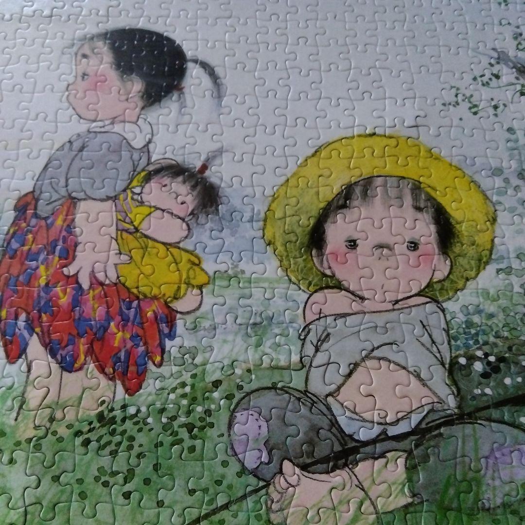 うめ吉 ジグソーパズル1000ピ−ス 完成品 木製フレーム入り♪