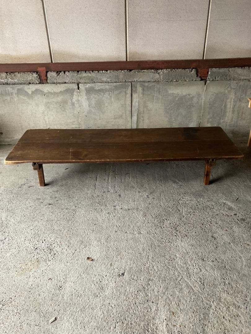 古道具　長い文机　古物