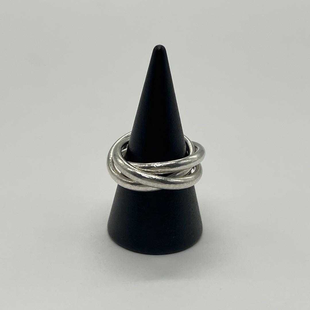 ティファニー TIFFANY トリニティリング 3連リング 12号 SV925