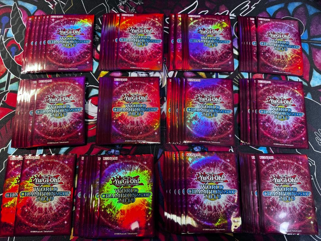 遊戯王 WCS2019 スリーブ 赤 112枚