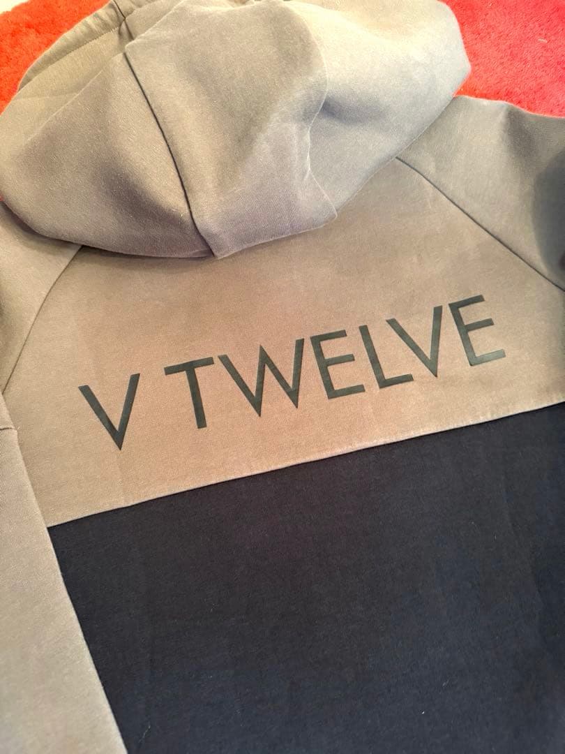 V12 フードスウェット♡レディース♡サイズ1♡カーキ