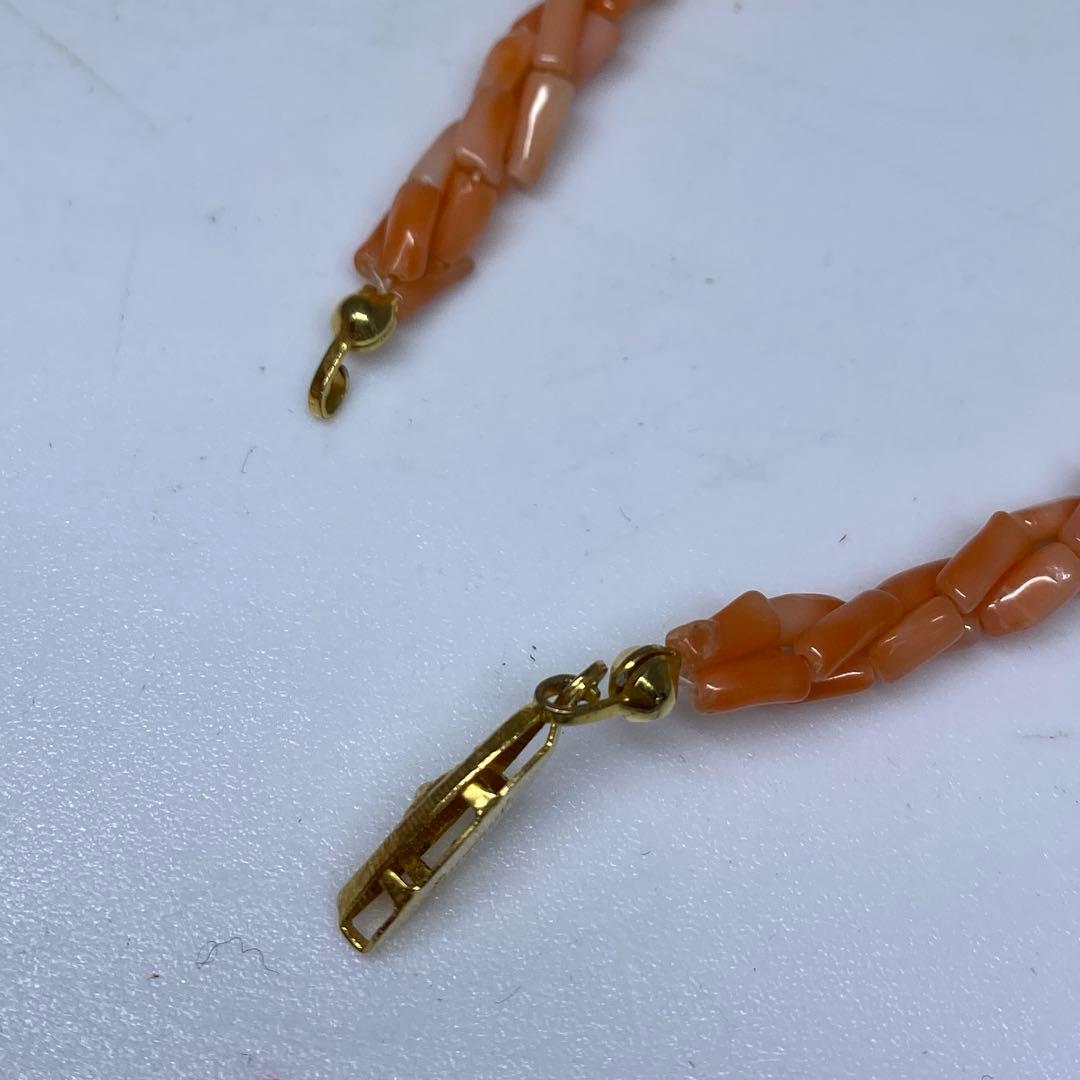 本桃色珊瑚ネックレス　148g トヒオ　東さ7-0216☆2F