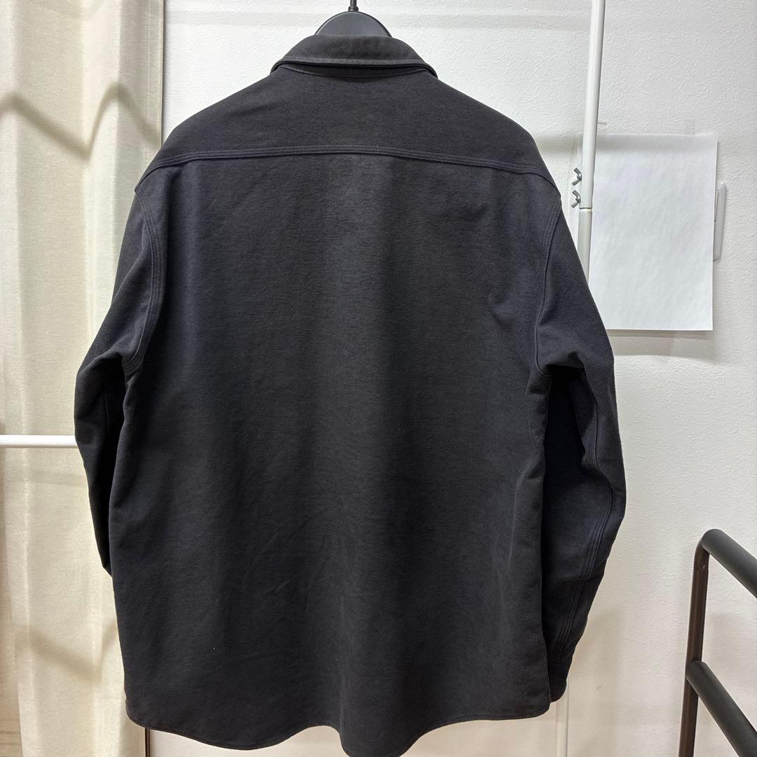 【USA製】 Carhartt ダークグレー シャツジャケット 厚手生地 XL