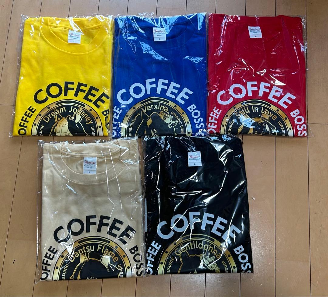 BOSS オリジナル ウマ娘 コラボTシャツ (全5種セット)