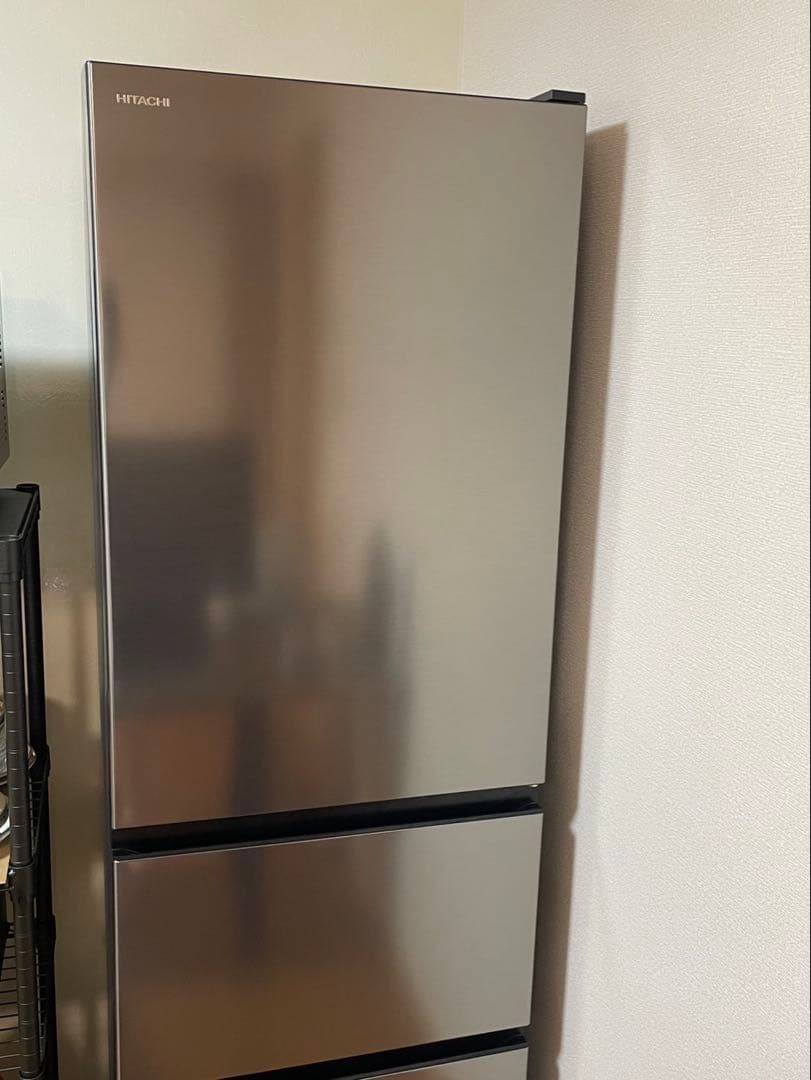 HITACHI R-V38V(S) 375L 冷蔵冷蔵庫　右開き