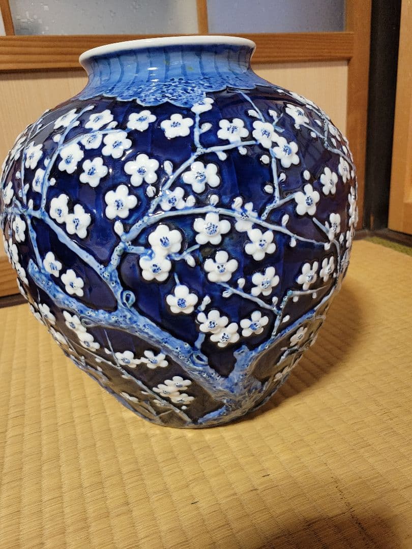 有田焼花瓶 共箱付 古美術品