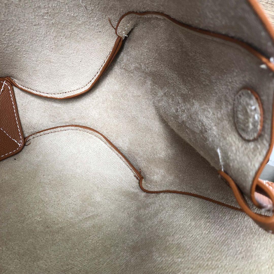 POLÈNE ブラウン トートバッグ ポーチ付き