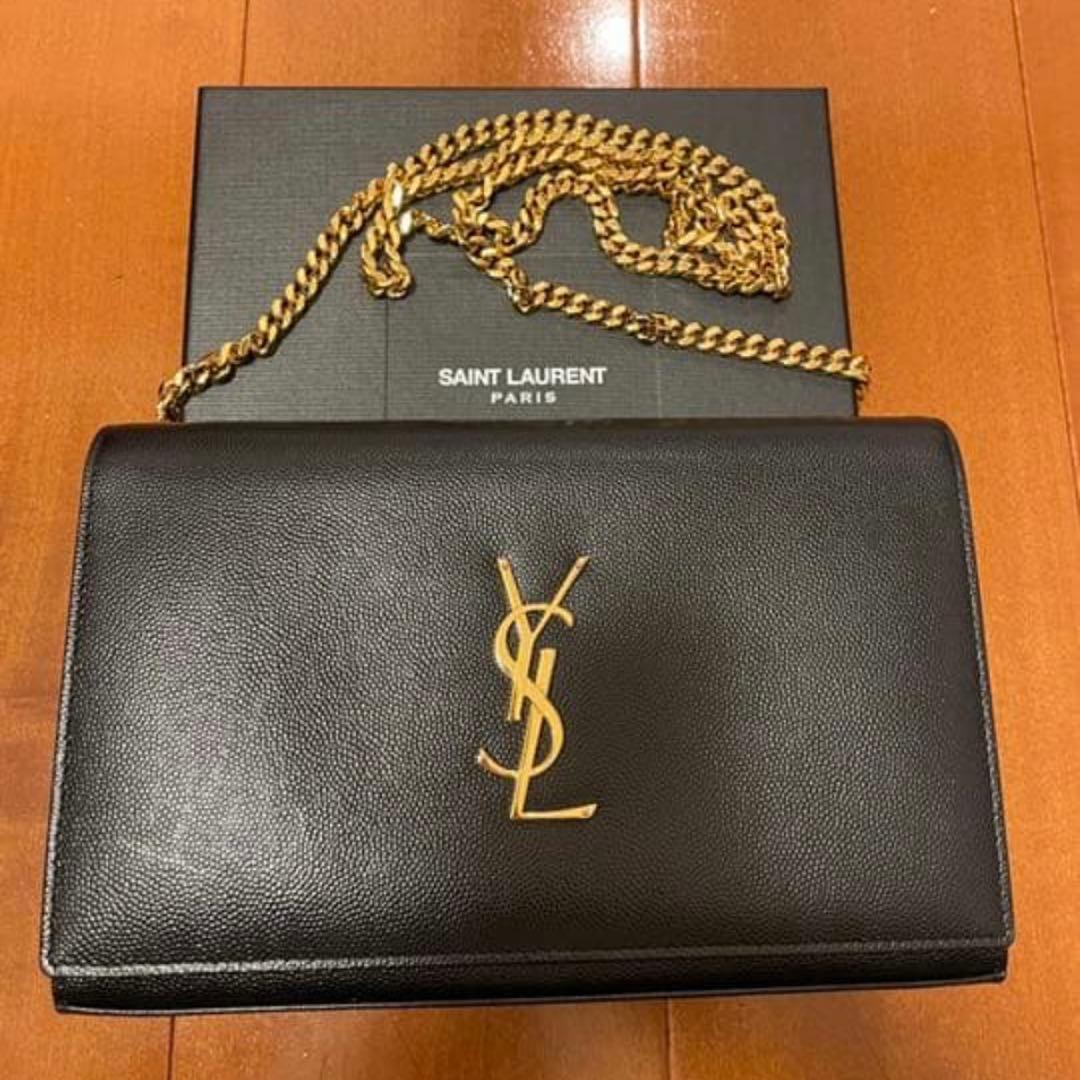 SAINT LAURENT ブラックショルダーバッグ