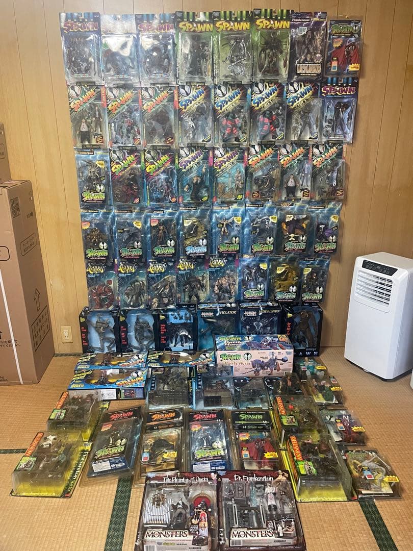 引退品　spawn アメコミ　フィギュア　レトロ　レア　まとめ売り　６８個