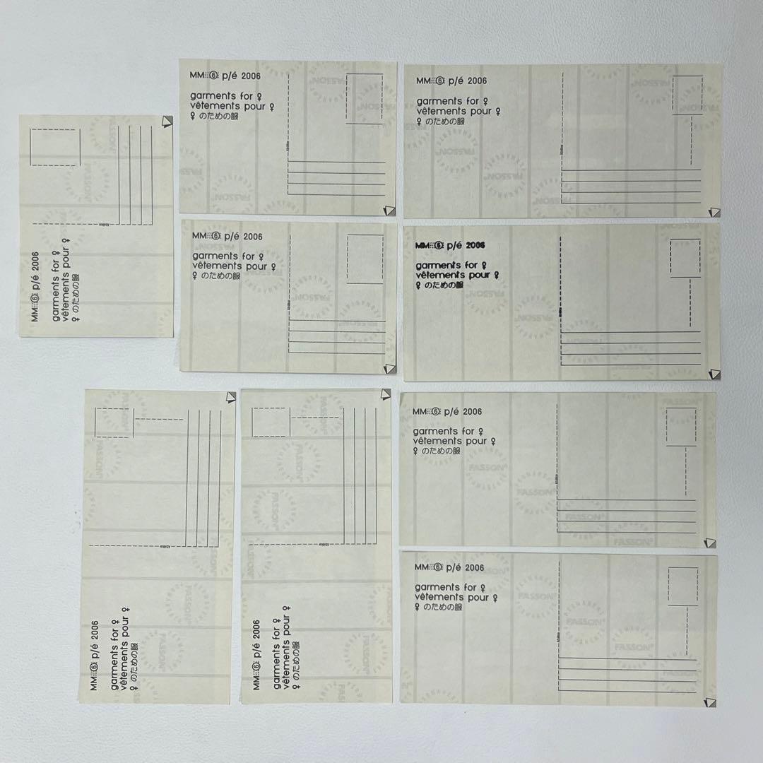 Martin Margiela ⑥ 2006年 非売品 ステッカー セット 9枚