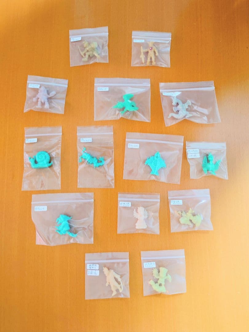 バラ売り可 ネクロスの要塞 7弾 14種 14体 レトロ フィギュア ロッテ