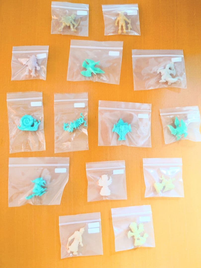 バラ売り可 ネクロスの要塞 7弾 14種 14体 レトロ フィギュア ロッテ