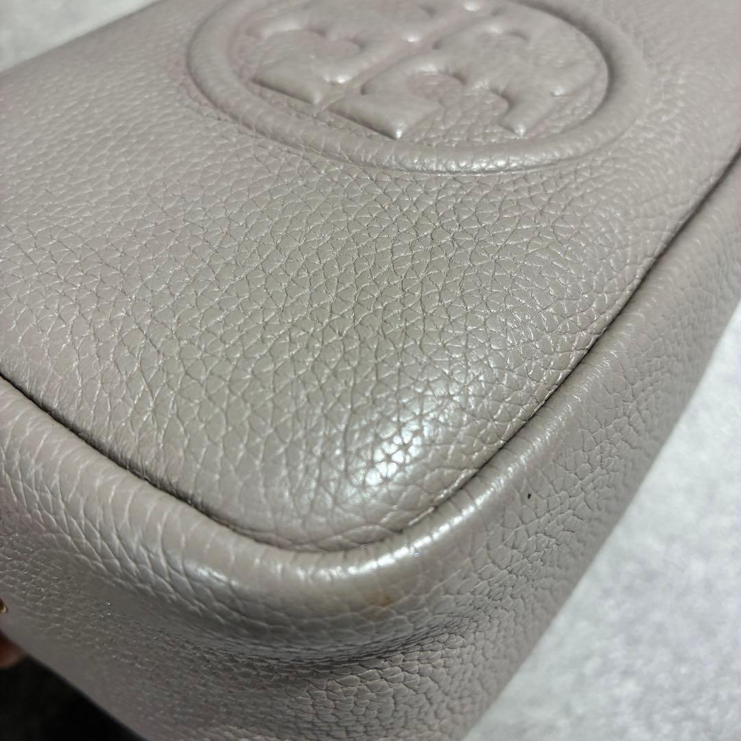 美品✨ TORY BURCH トリーバーチ グレー ペリーボンベ ミニバッグ