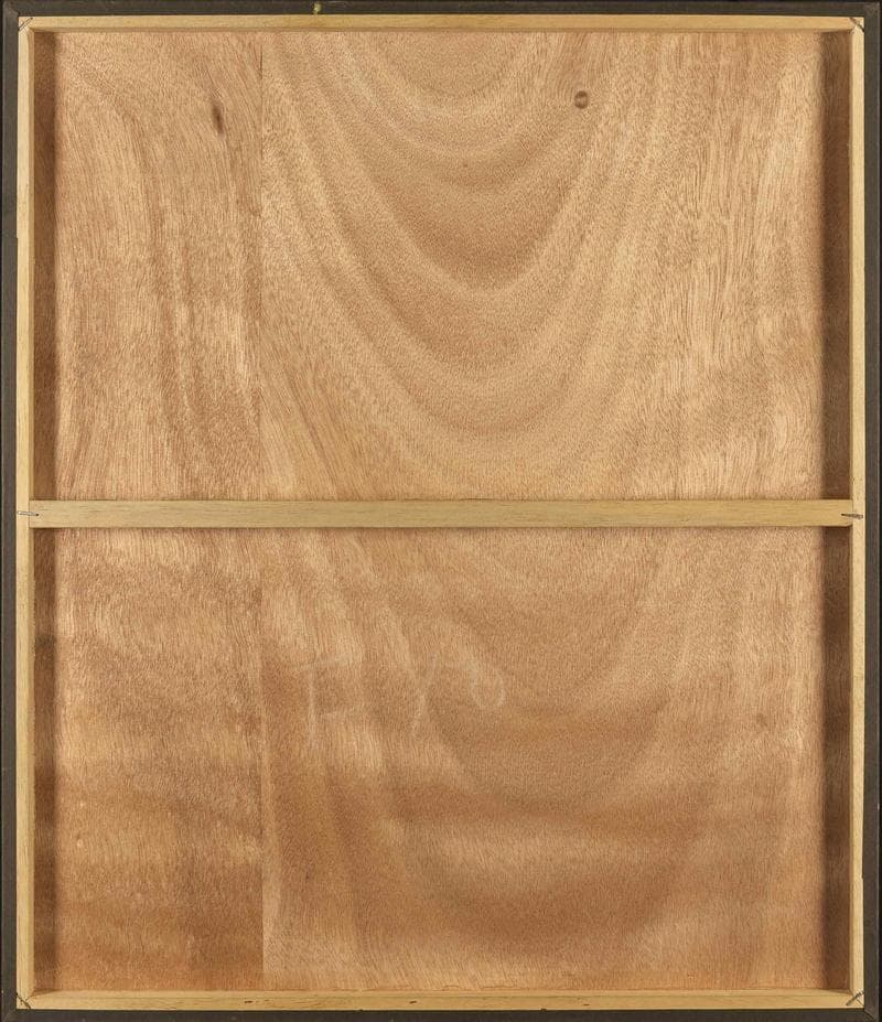 東山魁夷　日本画　肉筆『二条の滝』表サイン　東山すみ鑑定　F10号　額　b253