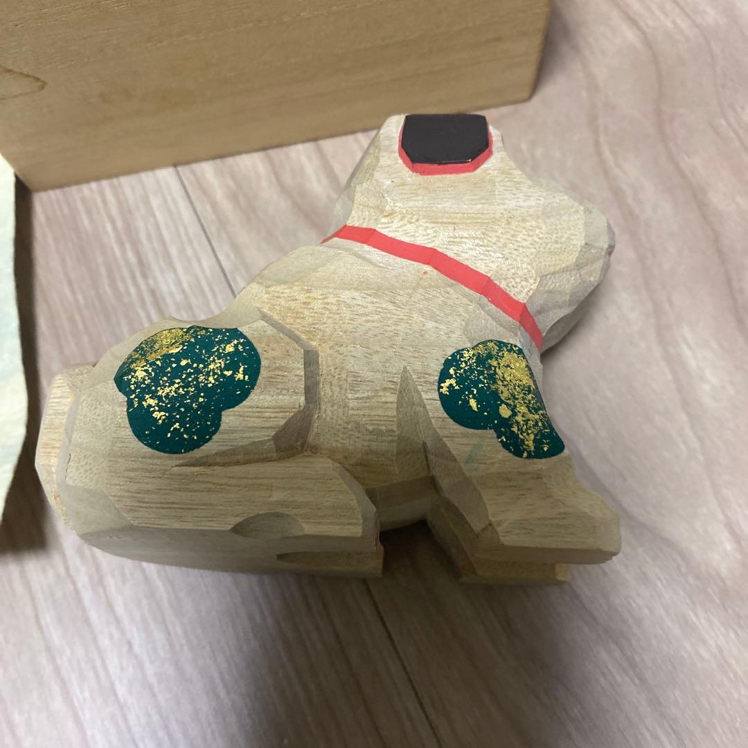 高橋勇二 木製犬の置物　　期間限定値下げ