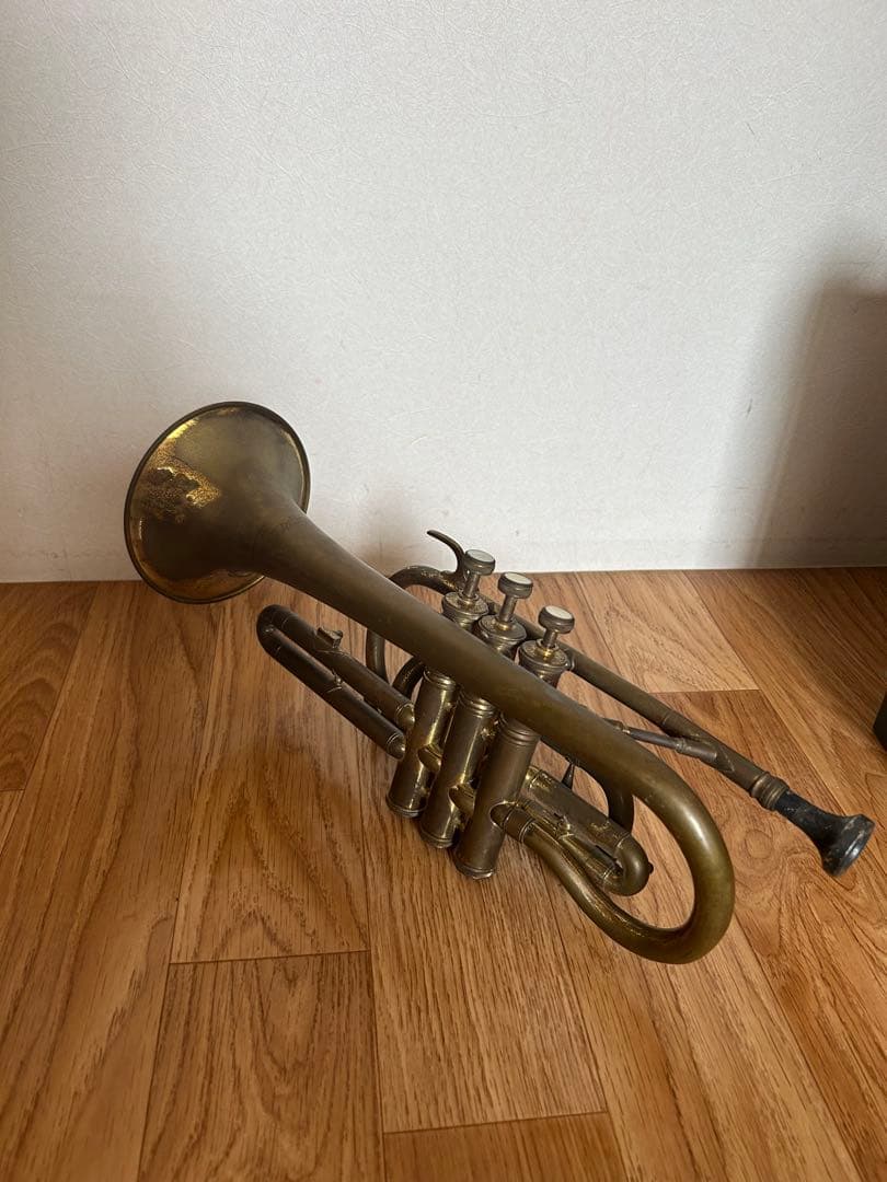 トランペット 管楽器 アンティーク 詳細不明 動作未確認 ジャンク品