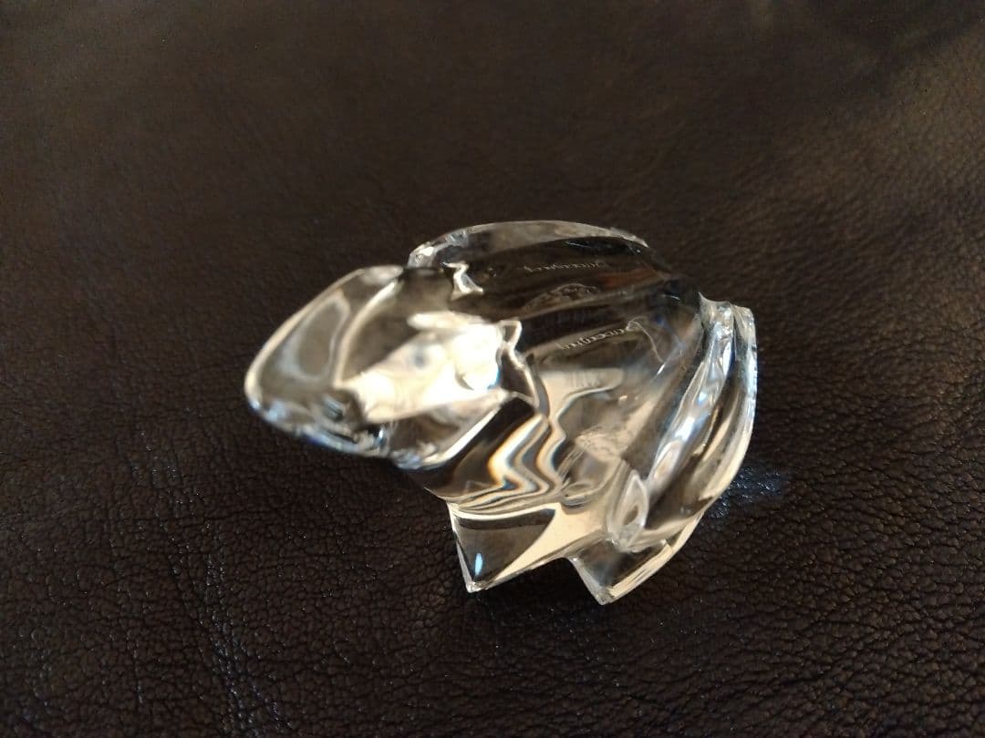 バカラ　BACCARAT　クリスタルガラス　カエル