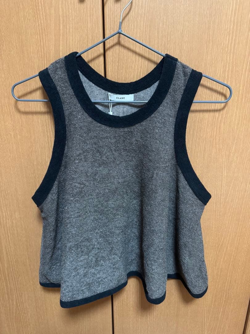 トップス CLANE PILE FLARE TANK TOPS