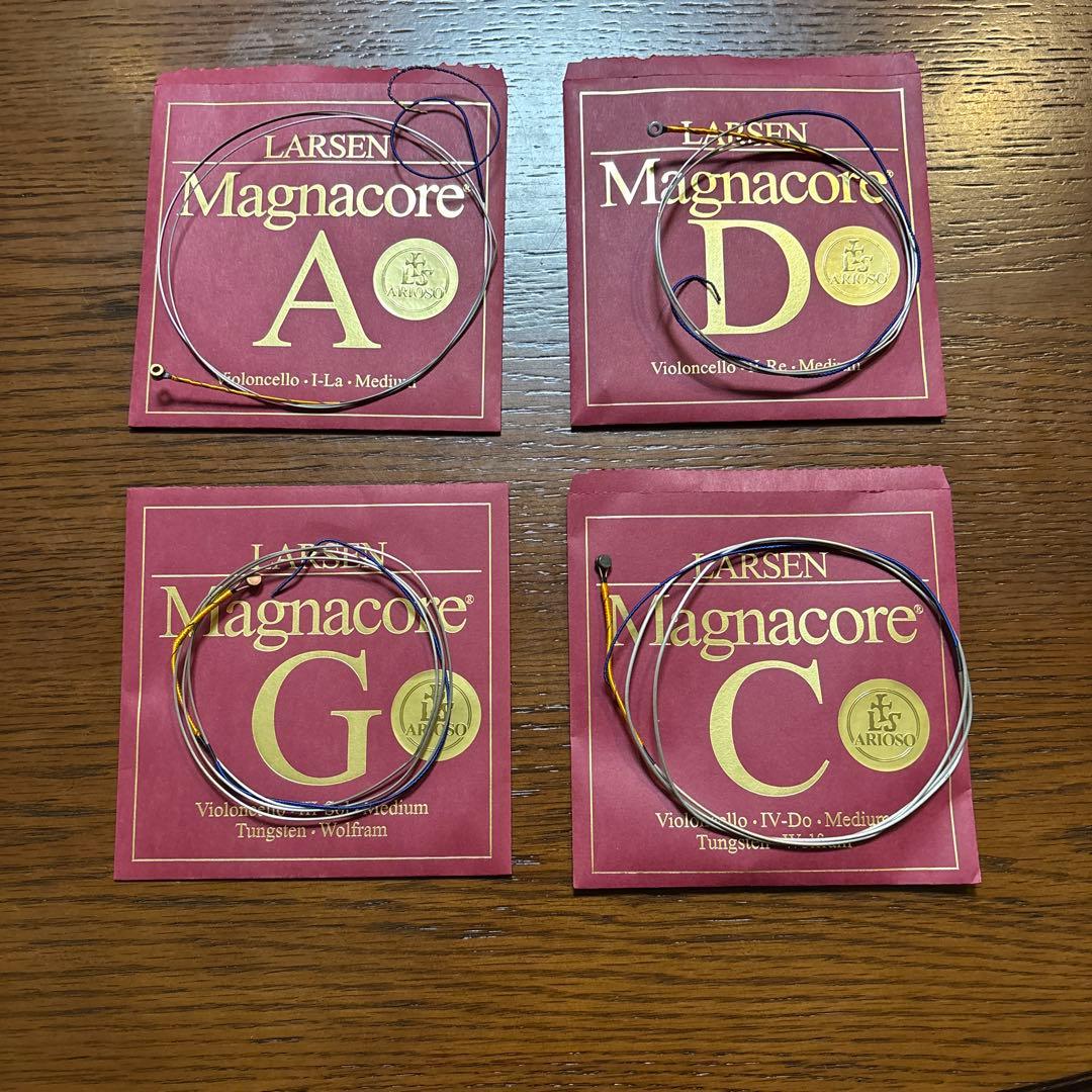 LARSEN Magnacore チェロ弦 4本セット