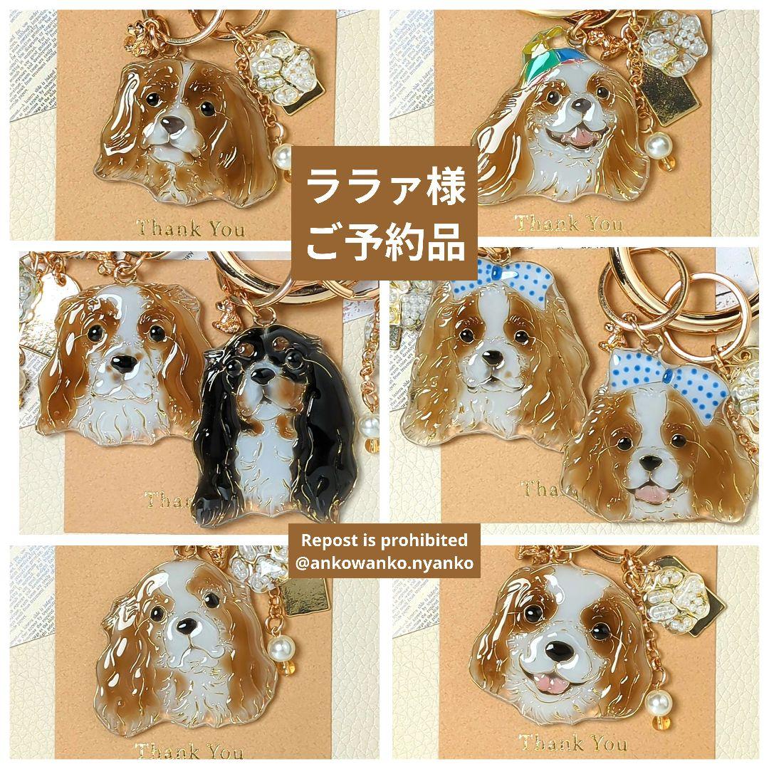 キャバリア　愛犬 ankoわんこシリーズ　バッグリング　犬　Dog