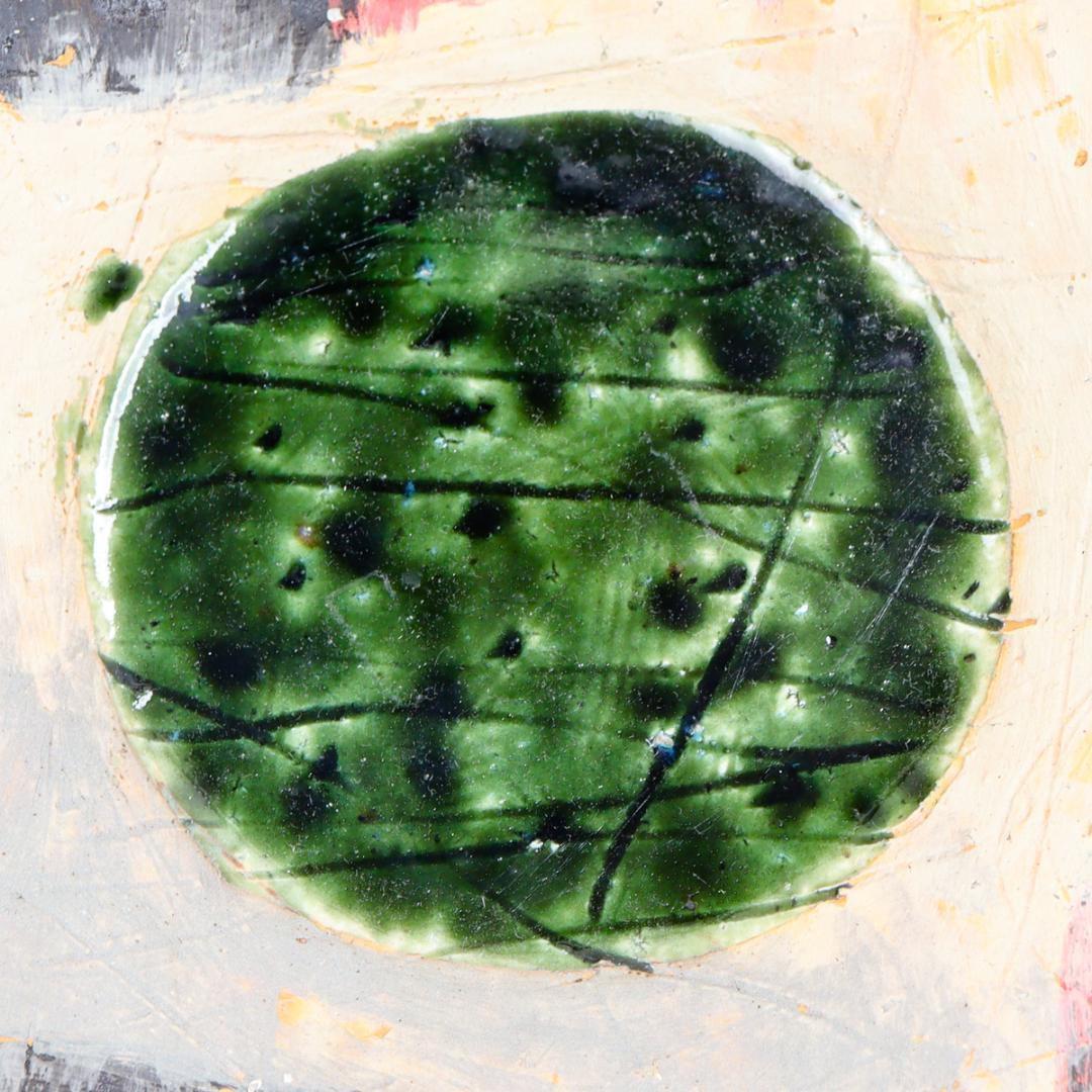 イタリア ミッドセンチュリー 50s-60s スクラッフィート プレート