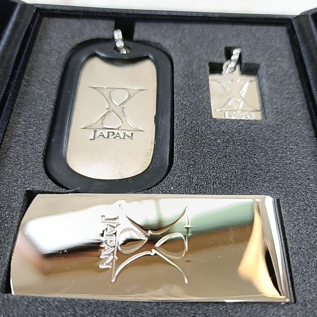 極希少✨555個限定 エックスジャパン ネックレス ドックタグ マネークリップ