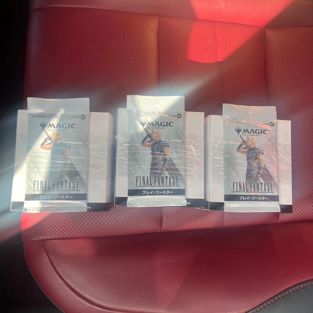 【新品未開封】ファイナルファンタジー プレリリース　パック特典付 3セット