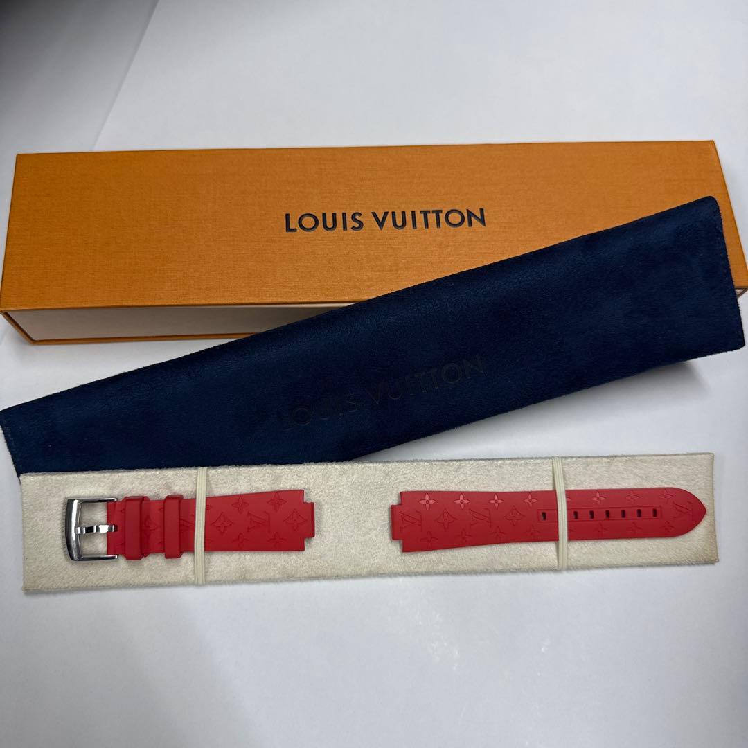 パーター ルイヴィトン　時計　ベルト　モノグラム ラバー ストラップ L