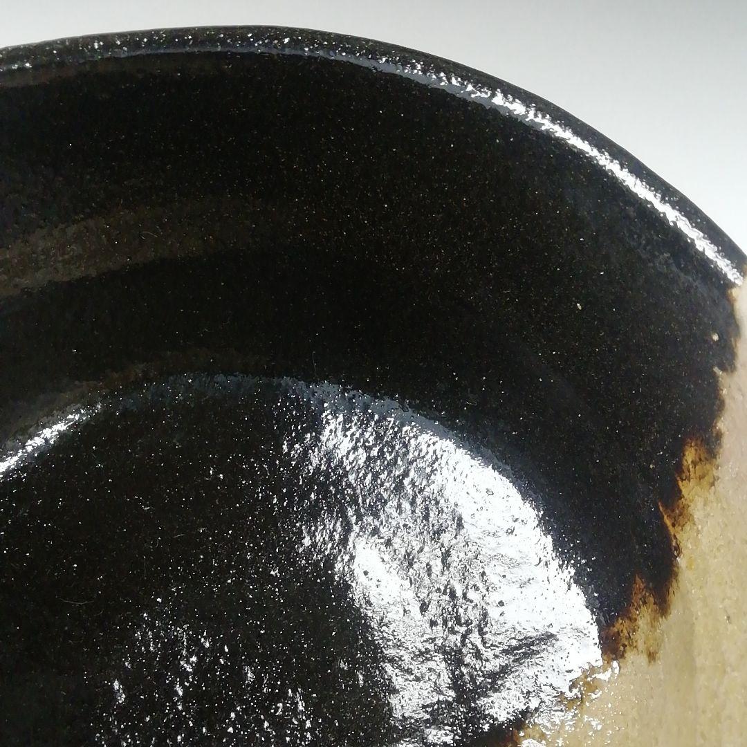 Ｔ４９５　茶碗　『黒茶碗』『桂窯　伊東桂楽 造』　共箱　抹茶碗　茶道具