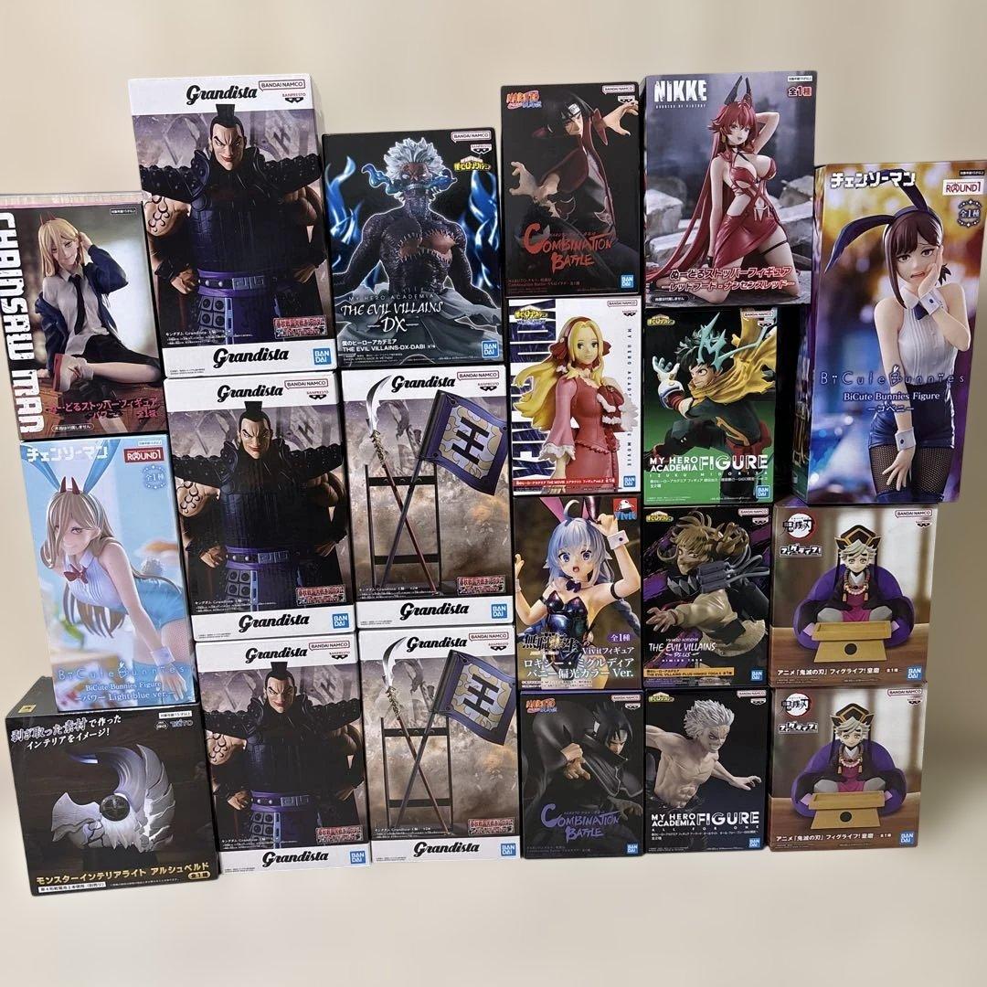 最近プライズフィギア　まとめ売り　チェンソーマン　鬼滅の刃　キングダムヒロアカ