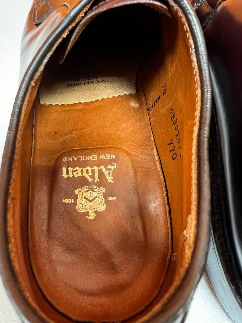 Alden 990モデル 7 1/2 D