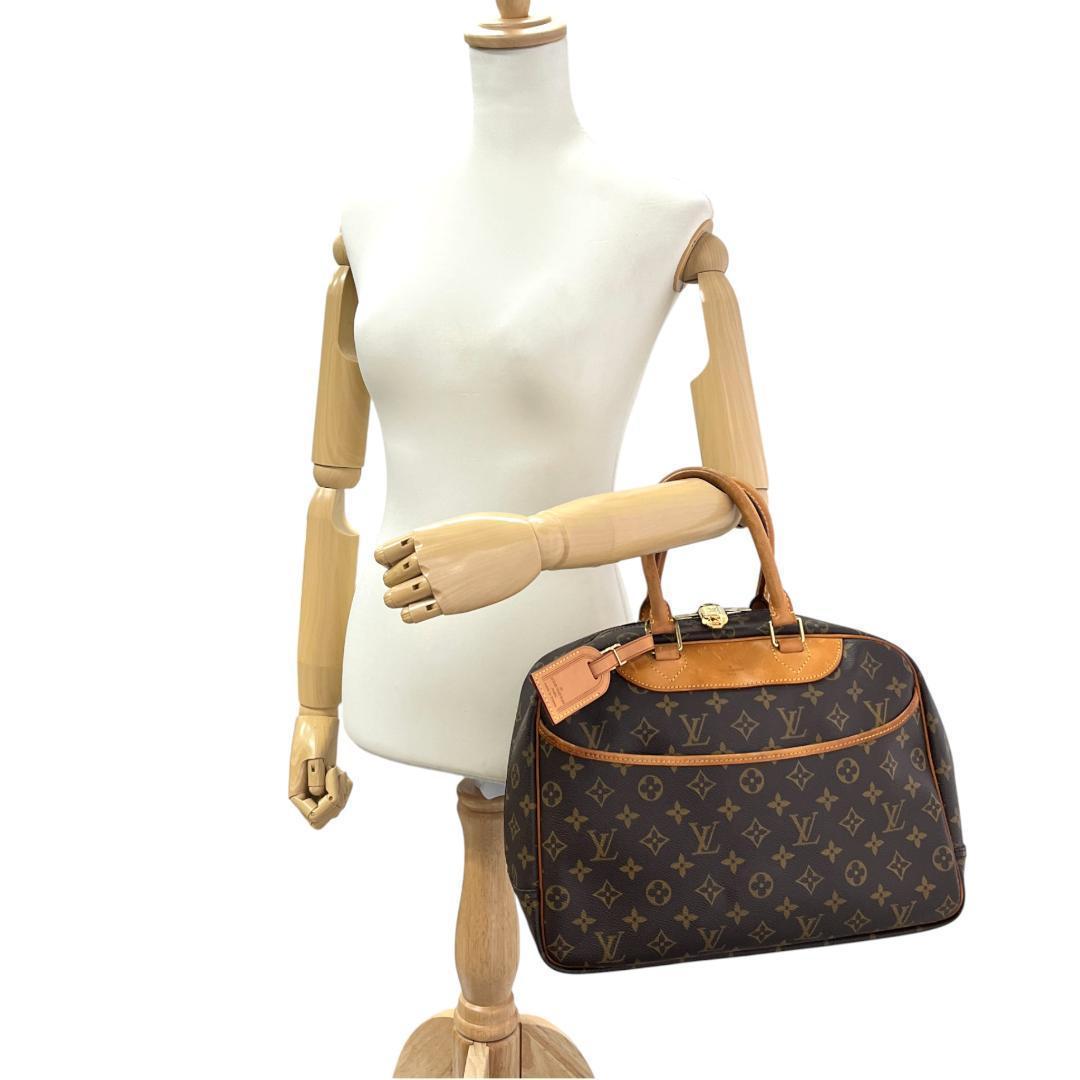 美品 ルイヴィトン ドーヴィル モノグラム ハンドバッグ M47270 鍵 タグ