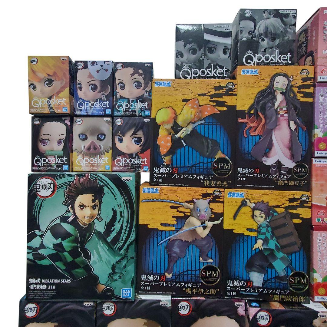 【新品、未開封】鬼滅の刃 絆ノ装 初版 他プライズ フィギュア 81点セット