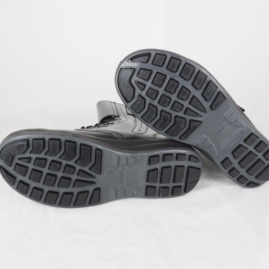 G0760*Shimon*安全靴*半長靴*警備靴*25.5cm3E*黒