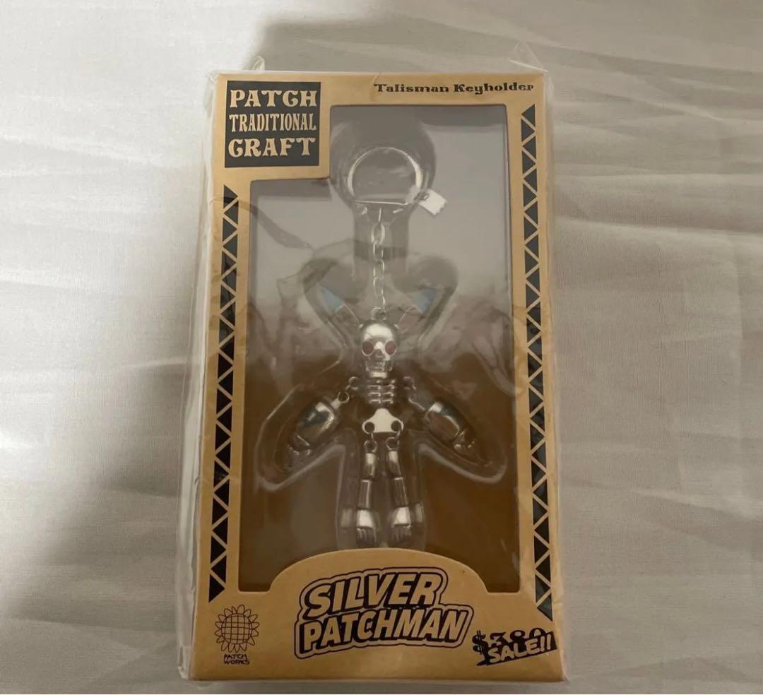 シルバー　パッチマン　キーホルダー　シャーマンキング