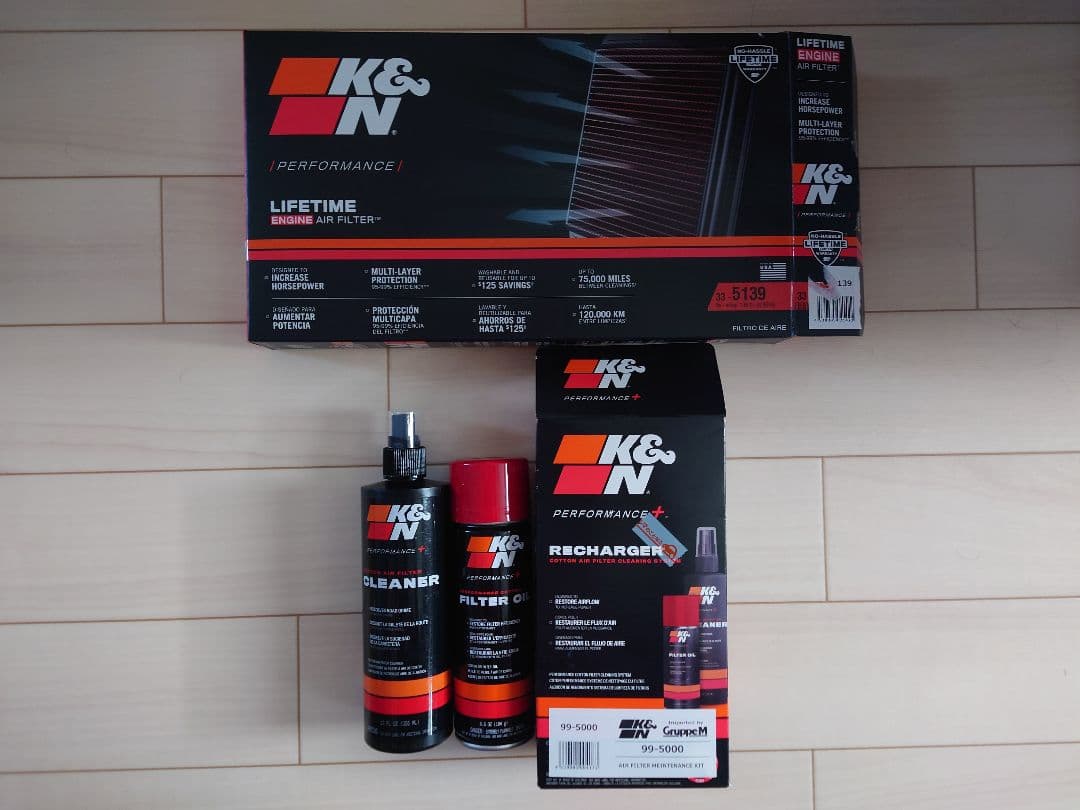 FL5　シビックタイプR　K＆N　エアフィルター メンテナンスキット セット