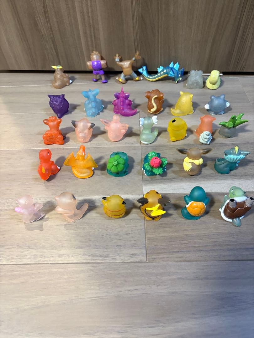 レア！即購入可 ⭐︎ ポケモン　指人形　クリア　ソフビ　31体　初期